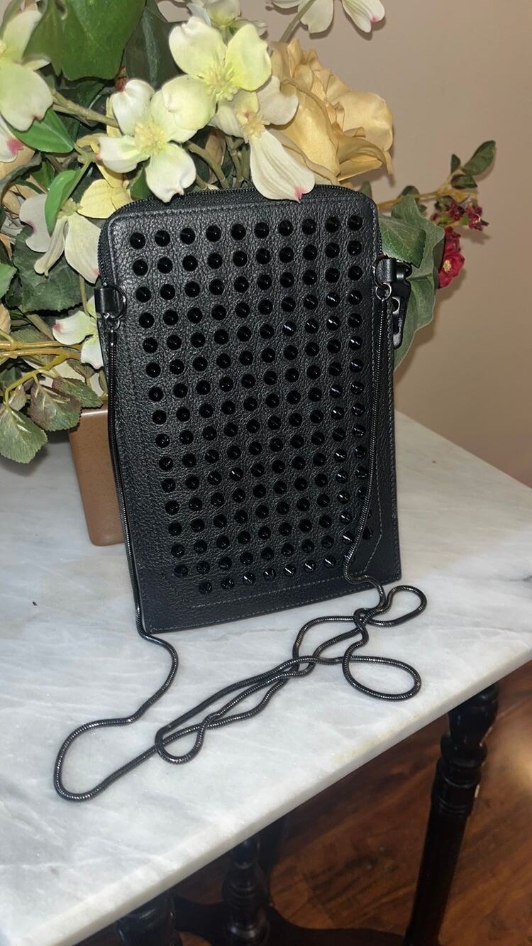Christian Louboutin studded crossbody bag